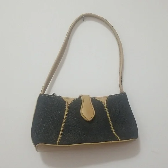 Denim Mini Handbag - Picture 1 of 4